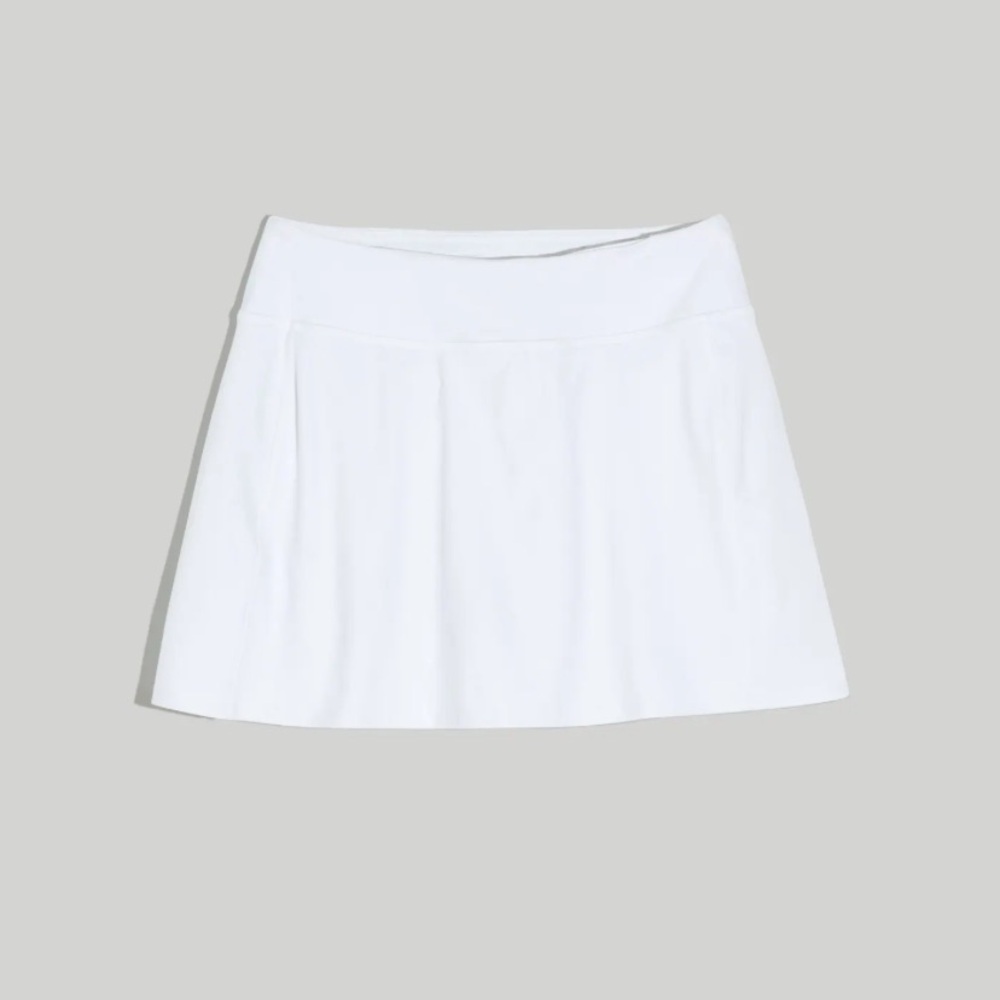 Madewell MWL white tennis skirt MWL Flex Fitness Skirt XS XSmall new w tags NWT